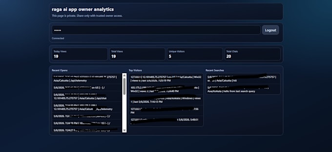 build a custom ai chatbot web app with memory and analytics