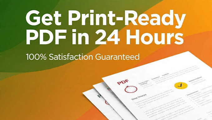 design a professional pdf for your business and ebook