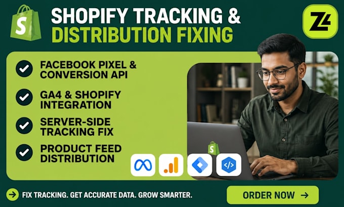 fix shopify tracking, pixel, conversion API and product feed distribution