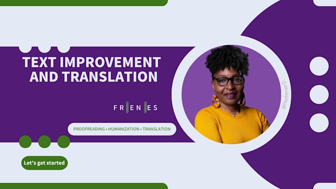 improve and translate your texts