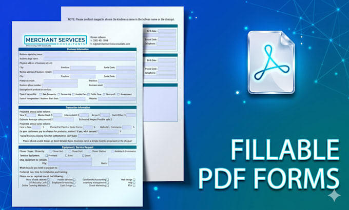 create or redesign fillable PDF forms