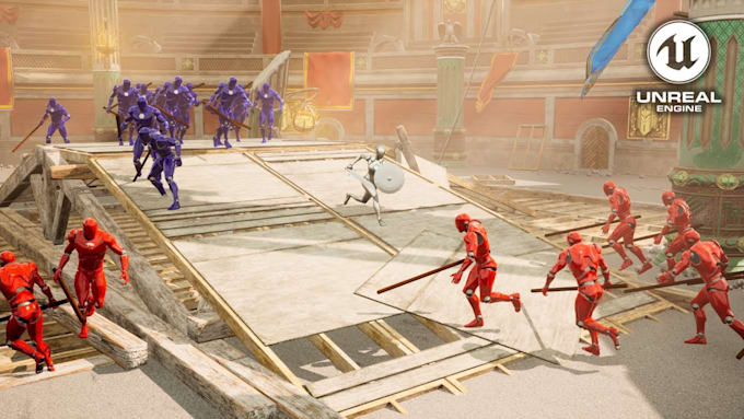 develop unreal engine gameplay systems, prototype and level design ue5 combat