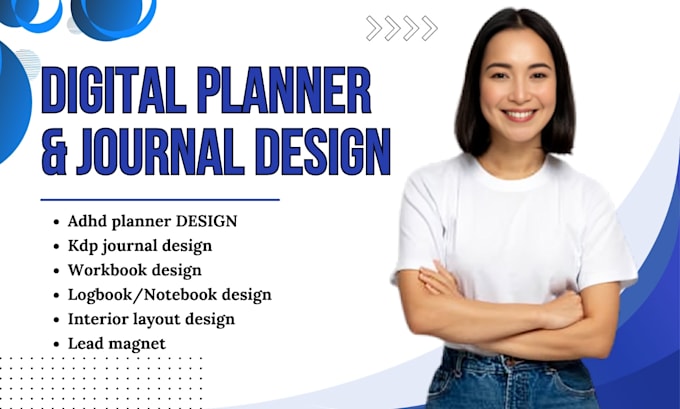 design adhd planner, guided journal, shadow work journal, tracker for amazon KDP
