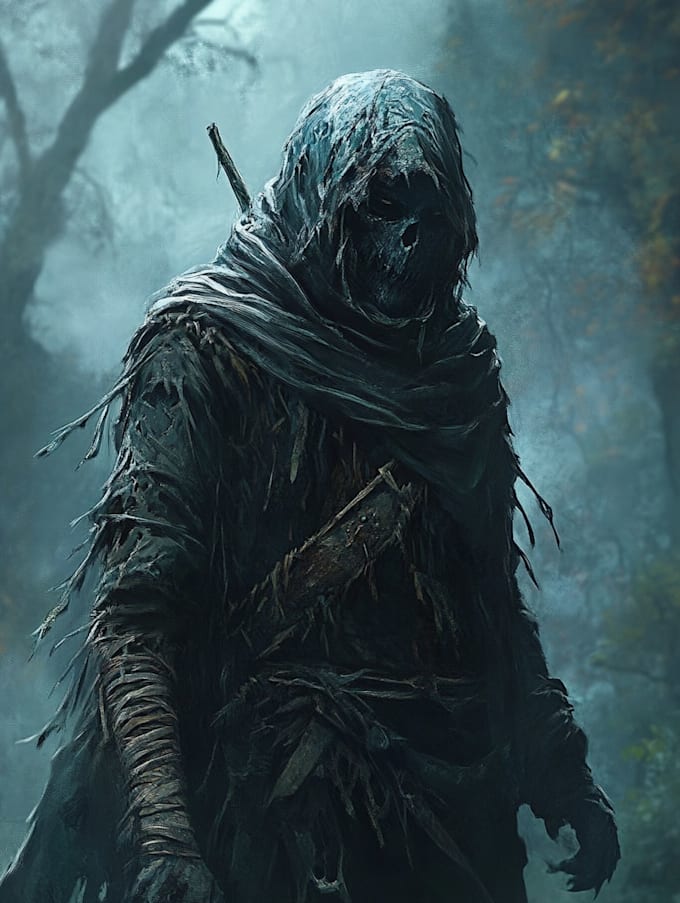 design a terrifying and original horror character