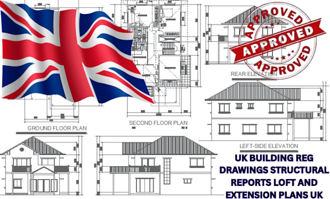 uk building reg drawings structural reports loft and extension plans UK