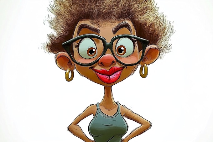 sketch cartoon characters and comic art