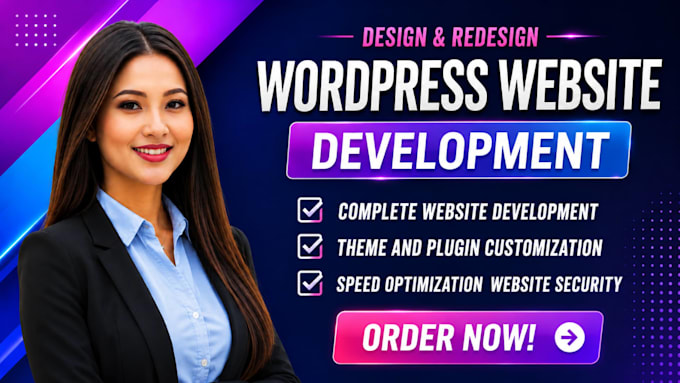 design, redesign or create wordpress website with elementor, wordpress deve