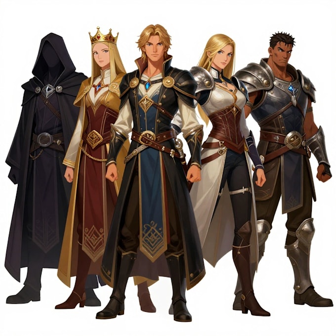 draw your rpg character in color