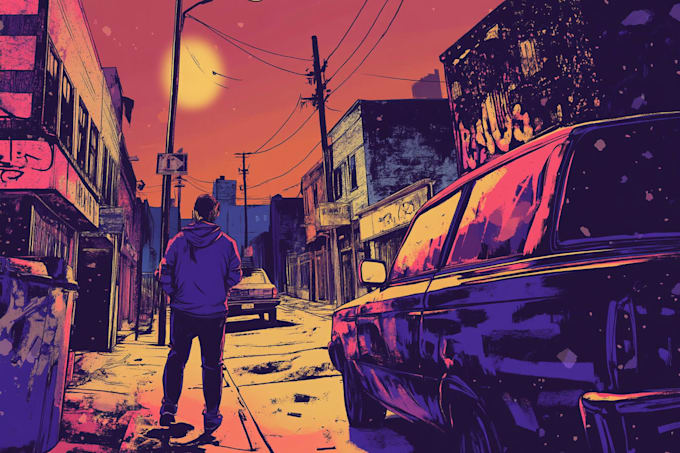 comic book illustration with comic book illustrator