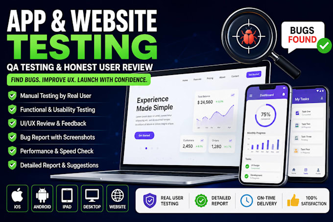 do professional app testing and install to boost performance