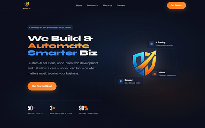 develop or redesign website professionally