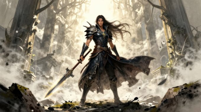 draw your fantasy illustration