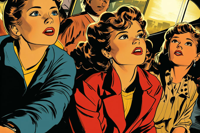 comic book illustration with comic book illustrator