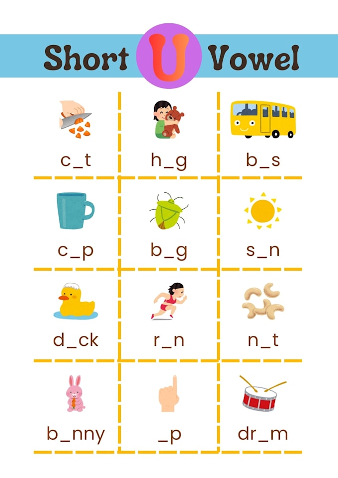design custom printable learning worksheets for kindergarten and preschool