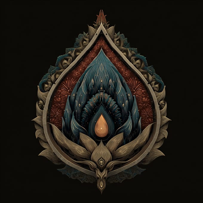 unique and detailed fantasy logo