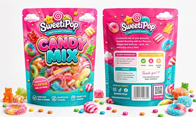 design premium supplement label and packaging design