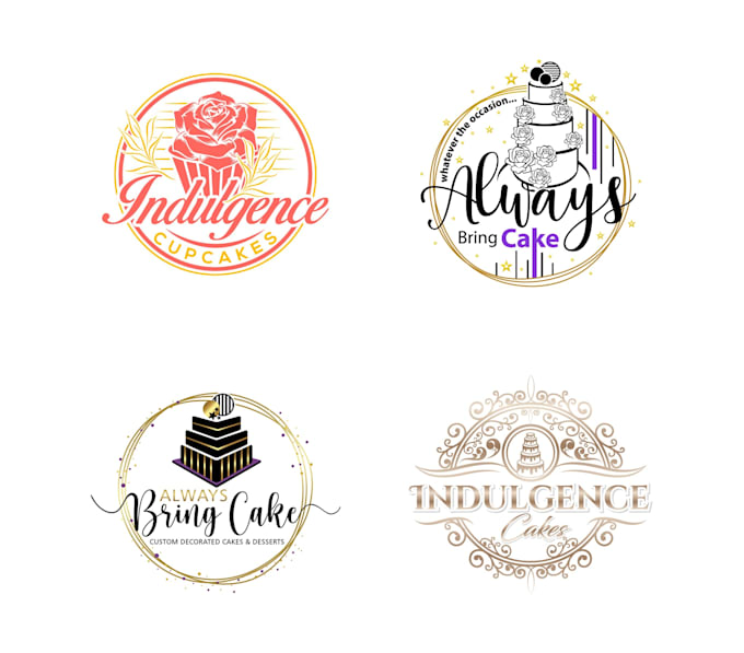 design a professional cake logo with free vector files