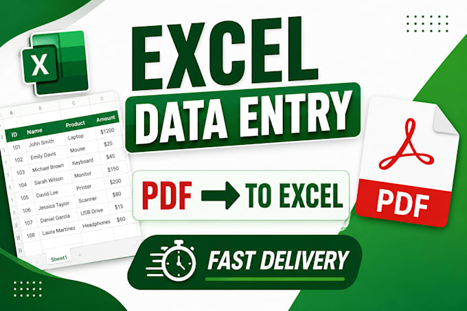 convert PDF to excel or word professionally