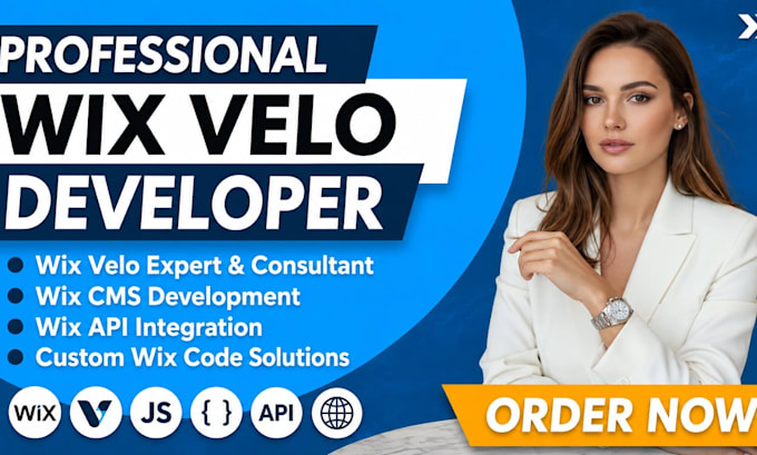 be your wix velo expert wix velo developer wix cms development wix api wix code