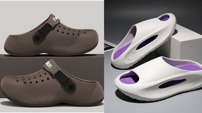 design 3d shoe, sneakers, slipper, sandals, boots, footwear