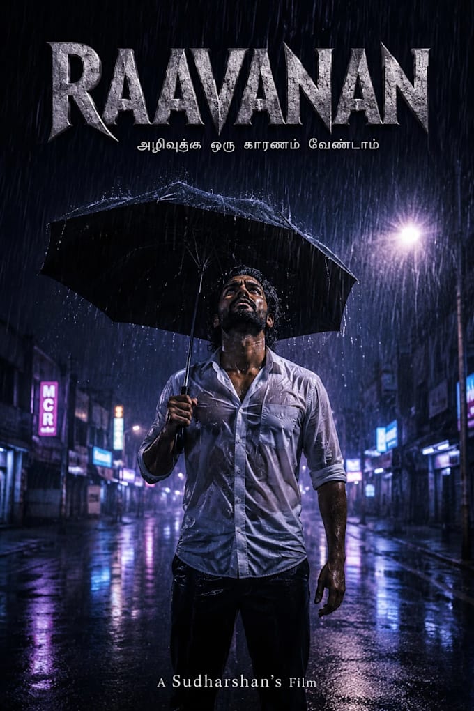 create cinematic story and posters
