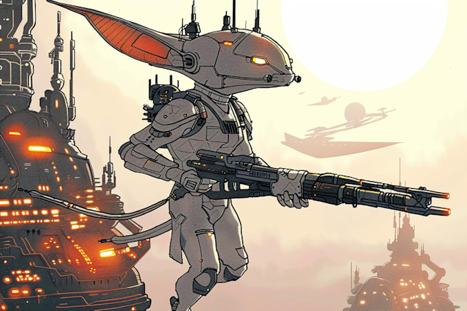 draw science fiction and fantasy stuff for you