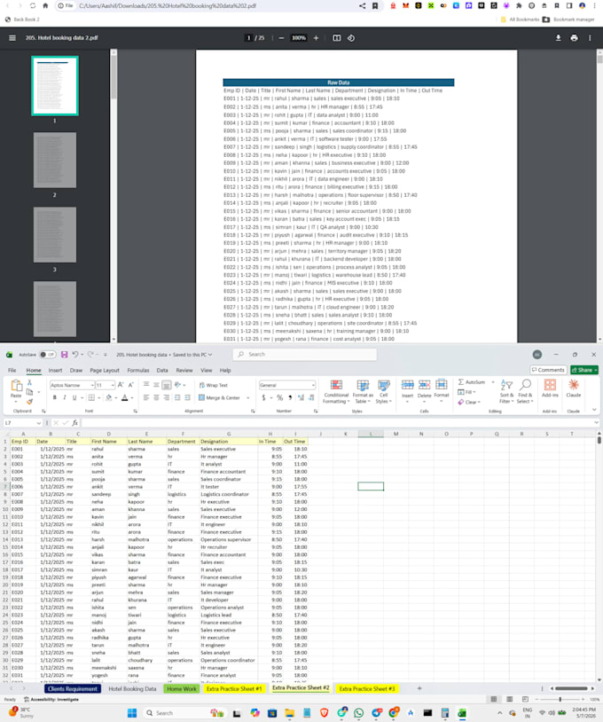 clean messy data, remove duplicates and fix errors in excel or sheets