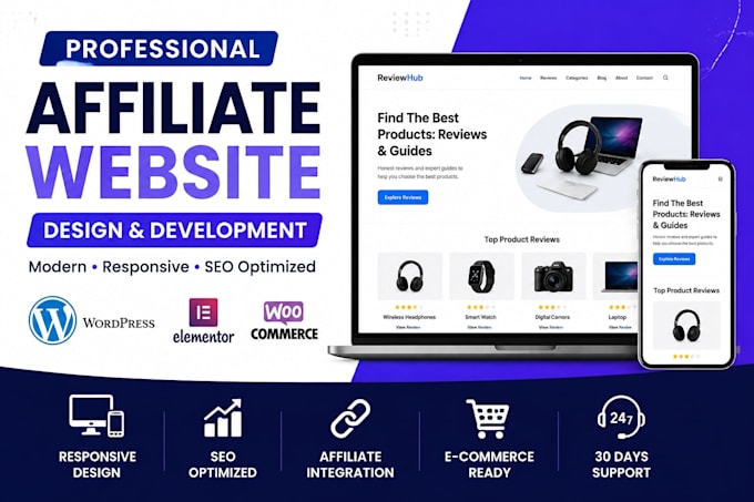 build your affiliate website to earn commissions fast with wordpress