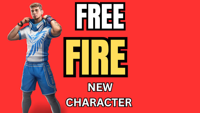 design eye catching free fire youtube t