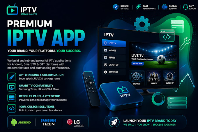 create custom streaming tv app for lg webos smart tv