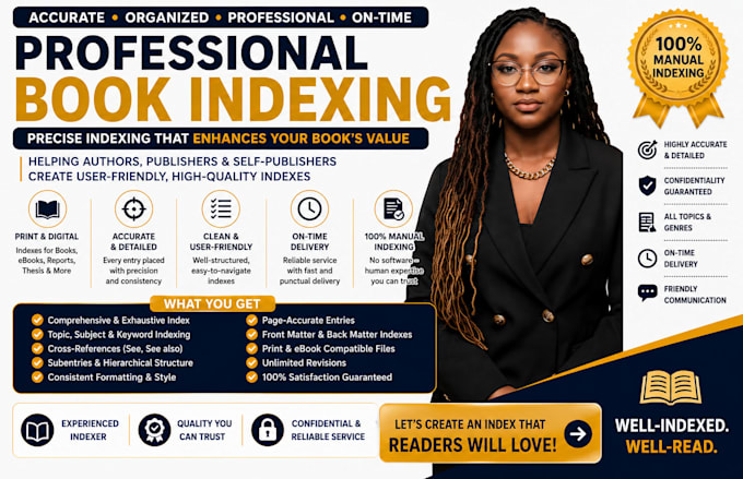 create a professional index for your book within a day