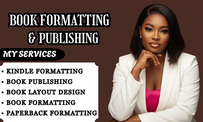format romance fantasy fiction children or cookbook for amazon KDP publishing