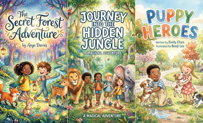 write childrens storybooks and illustrations scripts