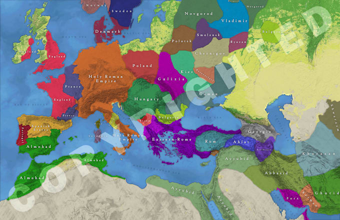 create historical and geopolitical maps
