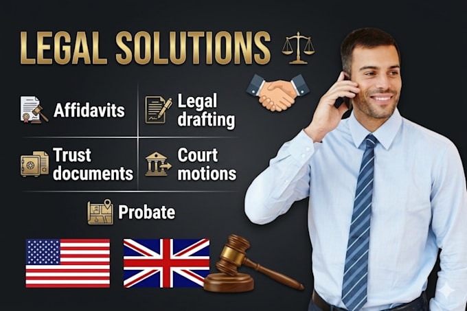 draft court affidavits, declarations, probate, and trust documents