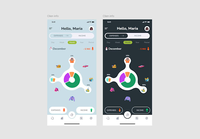Design modern mobile app ui screens in figma by Ritaonic | Fiverr