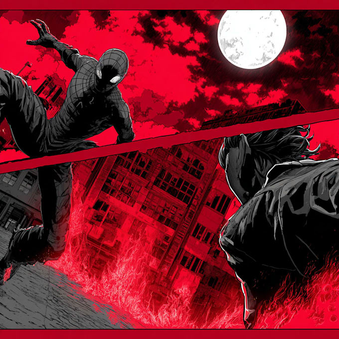 draw your full color comic book