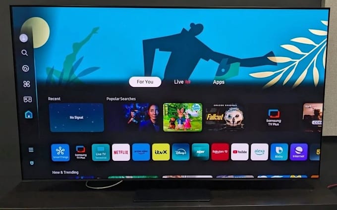 develop iptv app, live TV app smart TV, samsung tv, vod app with panel