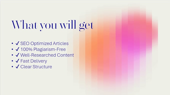 write professional content for you