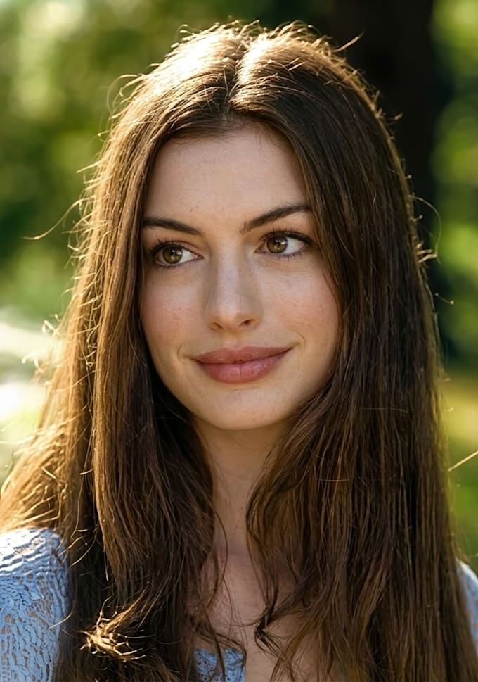 model presents herself through her physical