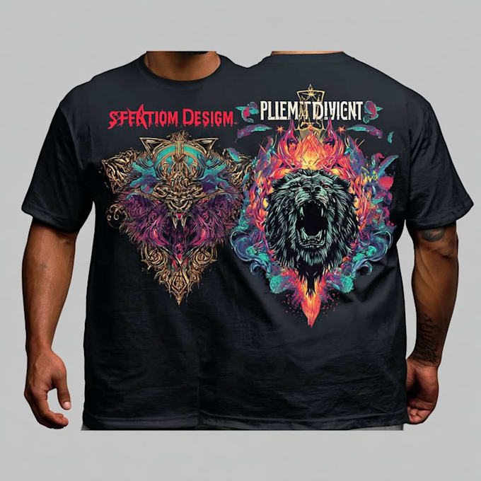 draw anime t shirt illustration