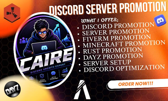 fivem server promotion, minecraft, dayz, rust, fivem discord serverr promotion