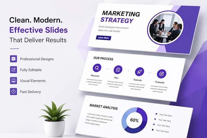 create professional powerpoint presentation and PPT slides design