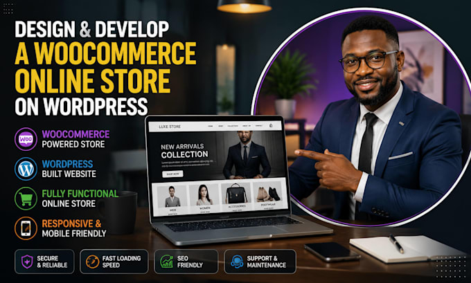design and develop a woo commerce online store on wordpress