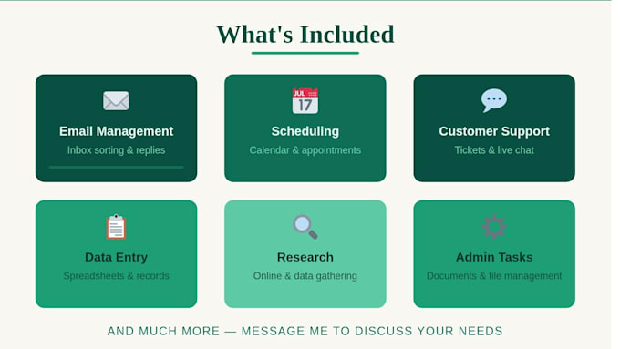 provide professional virtual assistant and customer support