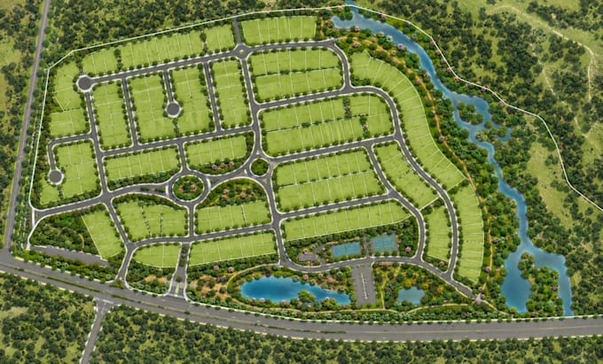 design land subdivision layout, parcel, plat map, site plan and campground map