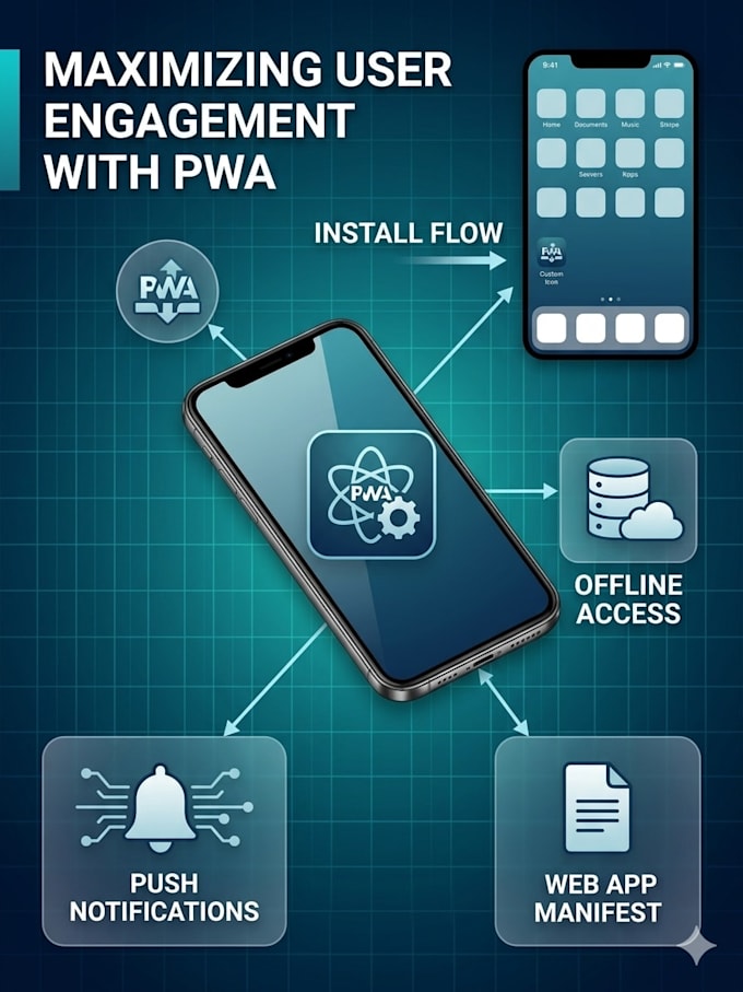 build a professional sales website and pwa