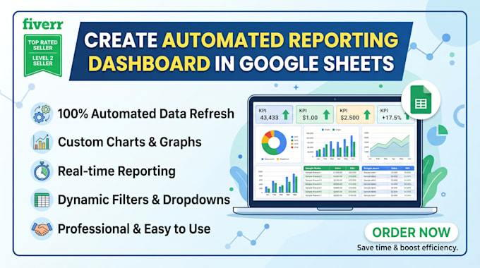 create automated reporting dashboard in google sheets