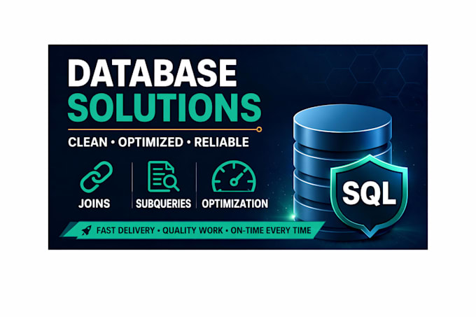 write sql queries and fix database issues