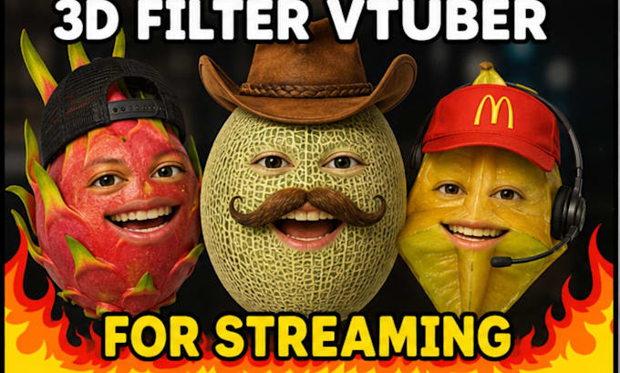 3d vtuber face tracking filter for streaming obs webcam anime effect pro